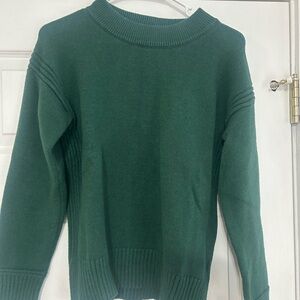 Philosophy Forest Green Crew Neck Sweater